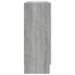 vidaXL Vitrína sivý dub sonoma 82,5x30,5x80 cm spracované drevo – Obrázok 4