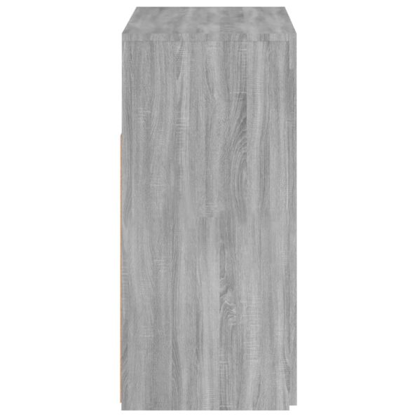 vidaXL Komoda s LED, sivý dub sonoma 80x35x75 cm – Obrázok 10