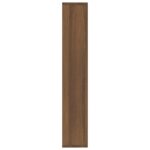 vidaXL Nástenná polica hnedý dub 36x16x90 cm spracované drevo – Obrázok 5