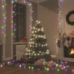 vidaXL LED reťaz, 300 diód, pastelové farby 30 m, PVC