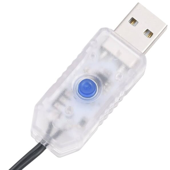 vidaXL LED reťaz, 400 diód, teplá biela 40 m, PVC – Obrázok 6