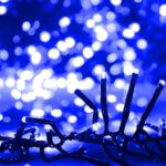 vidaXL Reťaz so zhlukmi LED, 3000 diód, modrá 23 m, PVC – Obrázok 3
