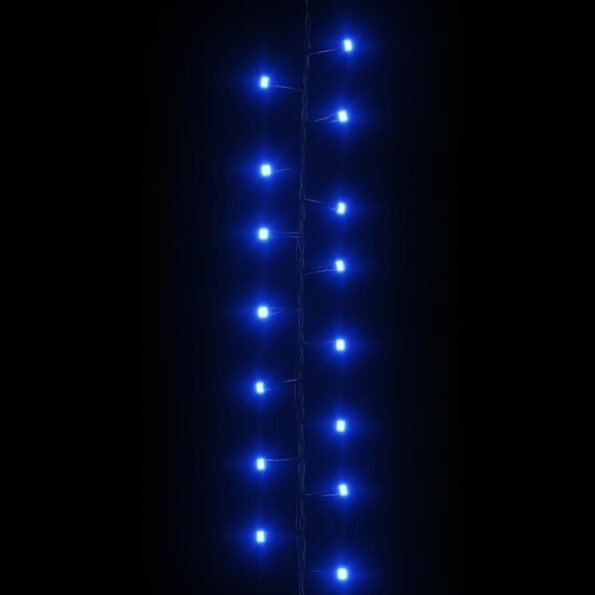 vidaXL Kompaktná LED reťaz, 2000 diód, modrá 45 m, PVC – Obrázok 4