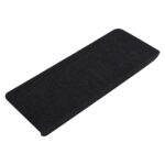 vidaXL Samolepiace nášľapy na schody 15 ks 65x24,5x3,5 cm čierne – Obrázok 4
