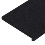 vidaXL Samolepiace nášľapy na schody 15 ks 65x24,5x3,5 cm čierne – Obrázok 8