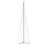 vidaXL Vianočný stromček kužeľ modré svetlo 3000 LED 230x800 cm – Obrázok 2