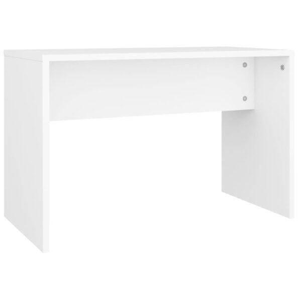 vidaXL Taburetka biela 70x35x45 cm spracované drevo – Obrázok 2