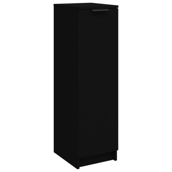 vidaXL Botník čierny 30x35x100 cm kompozitné drevo – Obrázok 2
