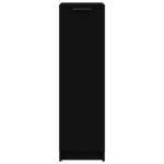 vidaXL Botník čierny 30x35x100 cm kompozitné drevo – Obrázok 5
