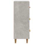 vidaXL Komoda betónovo sivá 34,5x34x90 cm spracované drevo – Obrázok 7