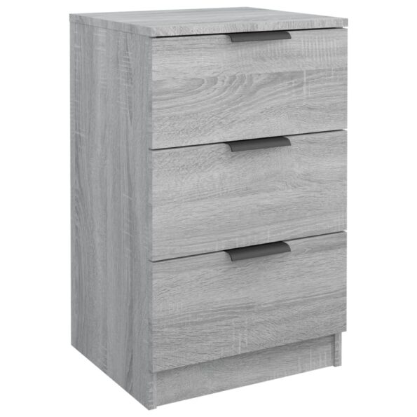 vidaXL Nočný stolík sivý dub sonoma 40x36x65 cm – Obrázok 2