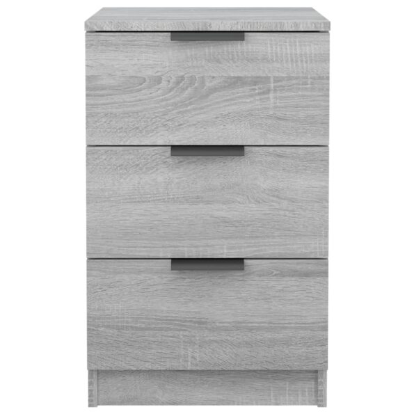 vidaXL Nočný stolík sivý dub sonoma 40x36x65 cm – Obrázok 6