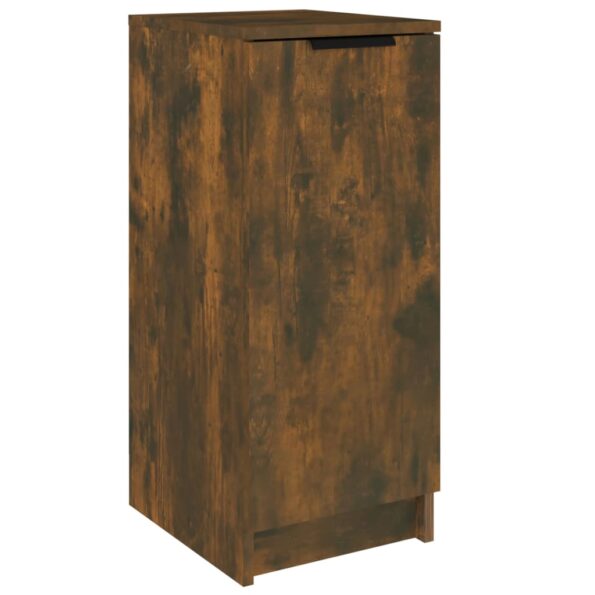 vidaXL Botník dymový dub 30x35x70 cm spracované drevo – Obrázok 2