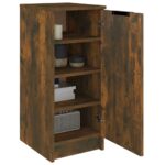 vidaXL Botník dymový dub 30x35x70 cm spracované drevo – Obrázok 4