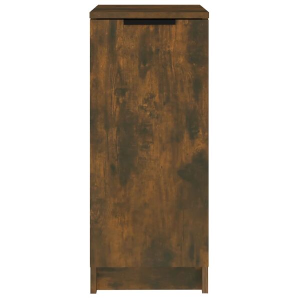 vidaXL Botník dymový dub 30x35x70 cm spracované drevo – Obrázok 5