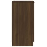 vidaXL Botník hnedý dub 30x35x70 cm spracované drevo – Obrázok 7