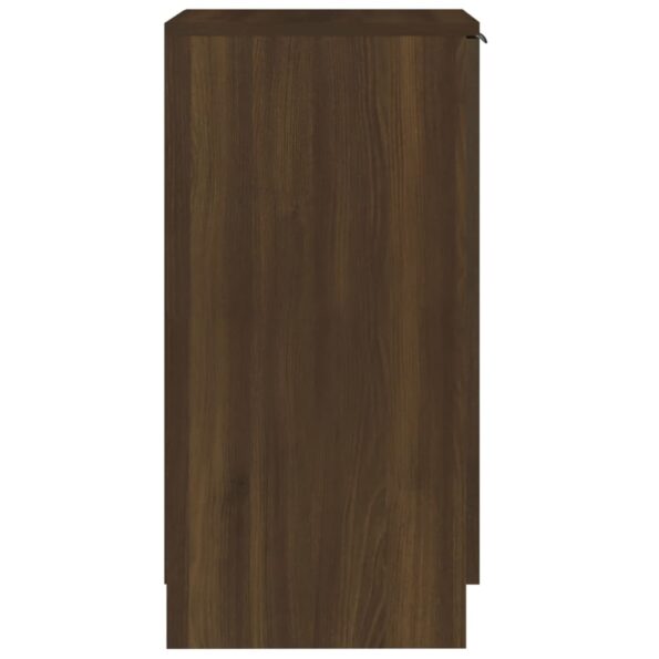 vidaXL Botník hnedý dub 30x35x70 cm spracované drevo – Obrázok 7