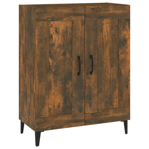vidaXL Komoda dymový dub 69,5x34x90 cm kompozitné drevo – Obrázok 2