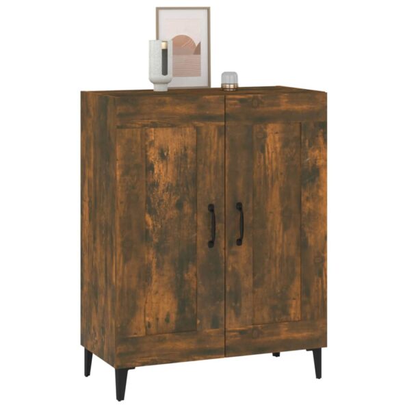 vidaXL Komoda dymový dub 69,5x34x90 cm kompozitné drevo – Obrázok 5
