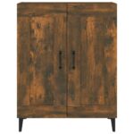 vidaXL Komoda dymový dub 69,5x34x90 cm kompozitné drevo – Obrázok 6