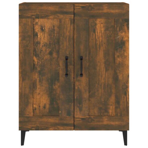 vidaXL Komoda dymový dub 69,5x34x90 cm kompozitné drevo – Obrázok 6