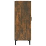 vidaXL Komoda dymový dub 69,5x34x90 cm kompozitné drevo – Obrázok 8