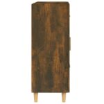 vidaXL Komoda dymový dub 69,5x34x90 cm kompozitné drevo – Obrázok 7