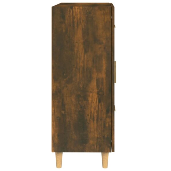 vidaXL Komoda dymový dub 69,5x34x90 cm kompozitné drevo – Obrázok 7
