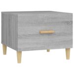 vidaXL Konferenčné stolíky 2ks sivé sonoma 50x50x40cm kompozitné drevo – Obrázok 6