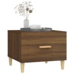 vidaXL Konferenčné stolíky 2 ks hnedý dub 50x50x40 cm kompozitné drevo – Obrázok 5