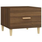 vidaXL Konferenčné stolíky 2 ks hnedý dub 50x50x40 cm kompozitné drevo – Obrázok 6