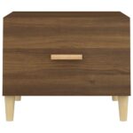vidaXL Konferenčné stolíky 2 ks hnedý dub 50x50x40 cm kompozitné drevo – Obrázok 7