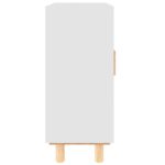 vidaXL Komoda biela 60x30x70 cm masívna borovica a prírodný ratan – Obrázok 6