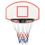 vidaXL Basketbalová doska biela 71x45x2 cm polyetén – Obrázok 2