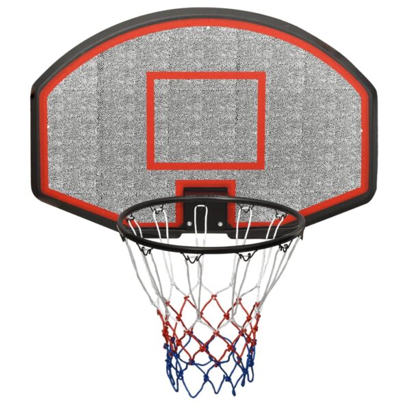 vidaXL Basketbalová doska čierna 90x60x2 cm polyetén – Obrázok 2