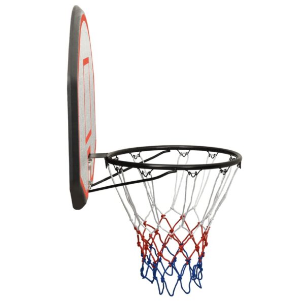 vidaXL Basketbalová doska čierna 90x60x2 cm polyetén – Obrázok 3