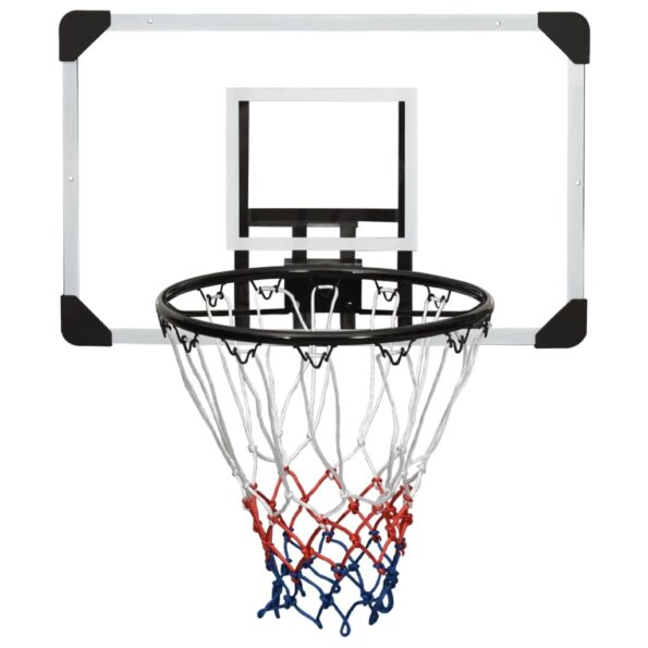 vidaXL Basketbalová doska priehľadná 71x45x2,5 cm polykarbonát – Obrázok 2