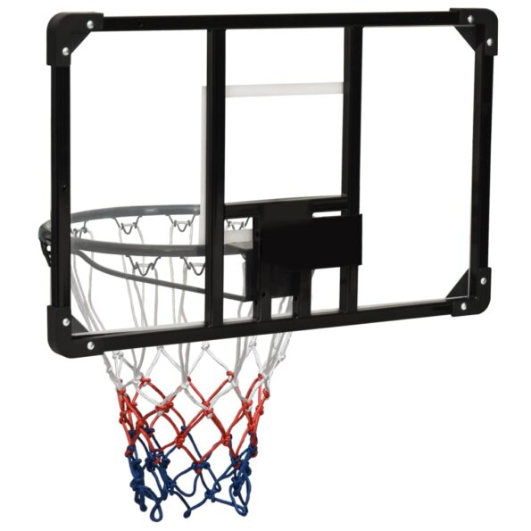 vidaXL Basketbalová doska priehľadná 71x45x2,5 cm polykarbonát – Obrázok 4