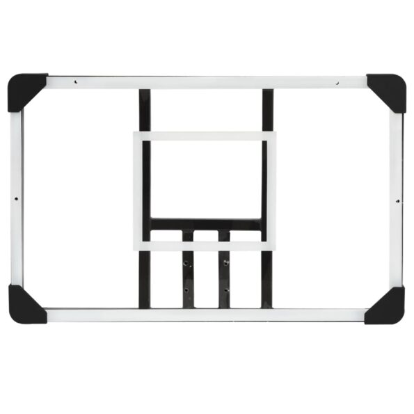 vidaXL Basketbalová doska priehľadná 71x45x2,5 cm polykarbonát – Obrázok 6