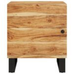 vidaXL Nočný stolík 40x33x46 cm akáciový masív – Obrázok 3