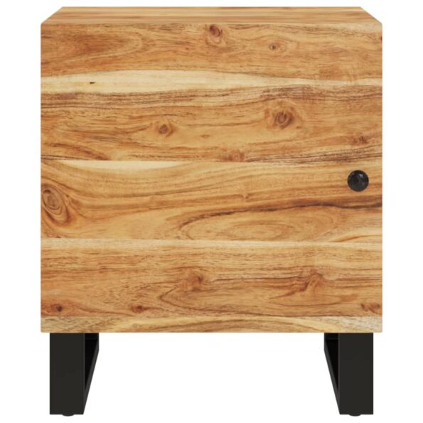 vidaXL Nočný stolík 40x33x46 cm akáciový masív – Obrázok 3