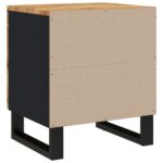vidaXL Nočný stolík 40x33x46 cm akáciový masív – Obrázok 4
