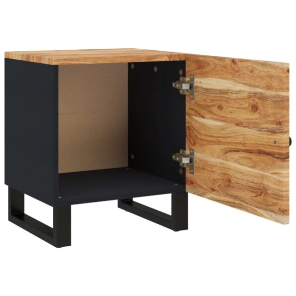 vidaXL Nočný stolík 40x33x46 cm akáciový masív – Obrázok 8