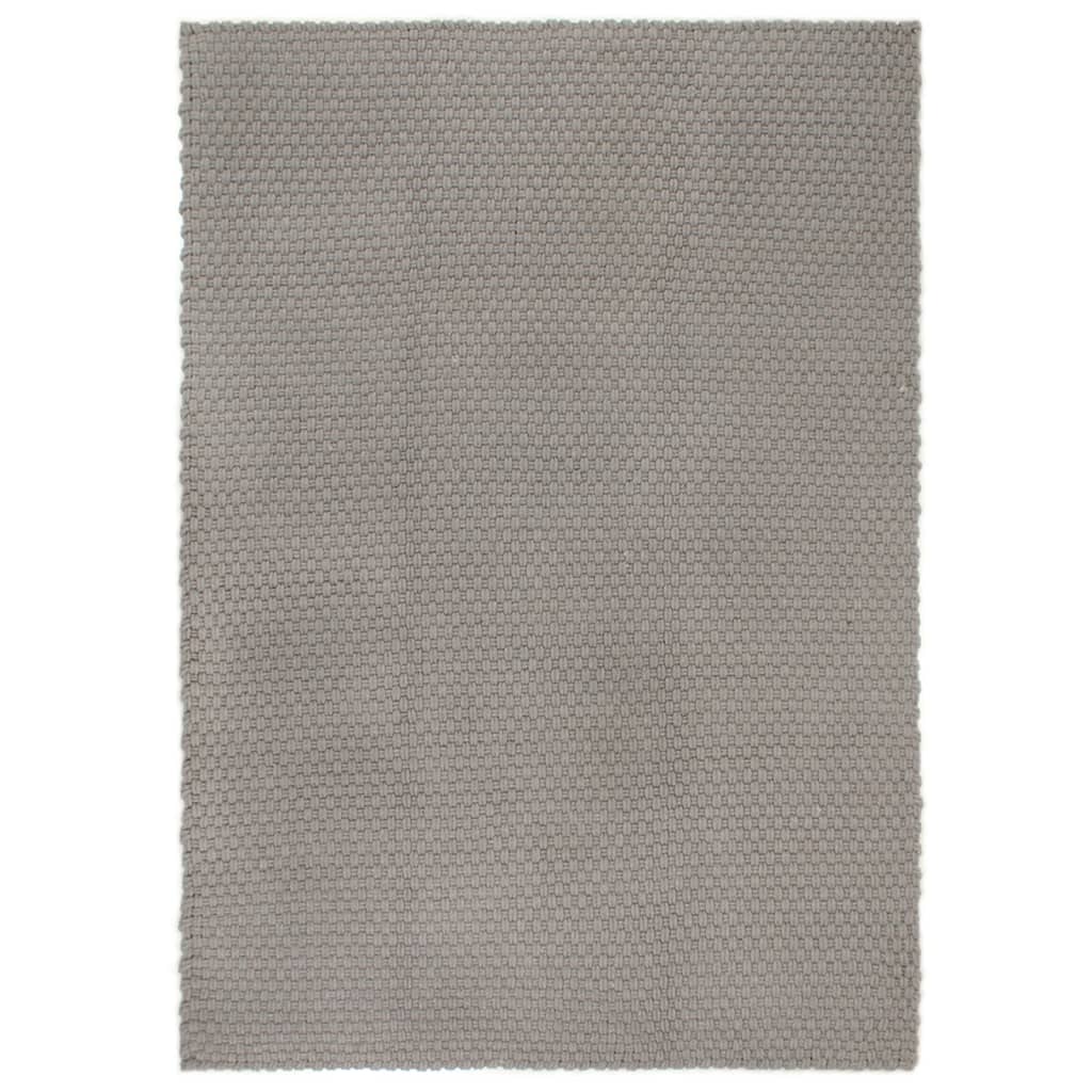 VXL8720287124702_a_en_hd_1.jpg VidaXL Koberec obdĺžnikový sivý 160x230 cm bavlna – Obrázok 1