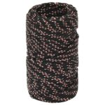 vidaXL Lodné lano čierne 2 mm 25 m polypropylén – Obrázok 2