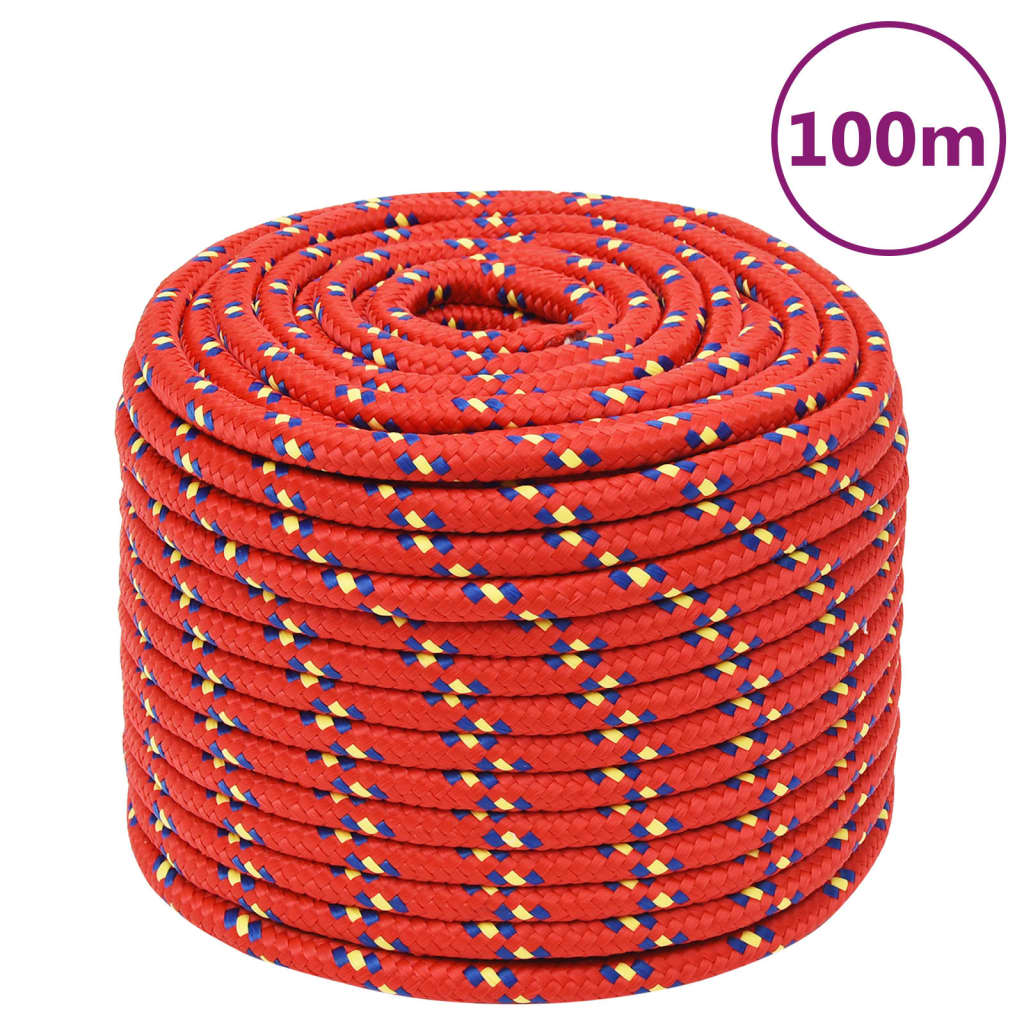 VXL8720287126904_a_en_hd_1.jpg vidaXL Lodné lano červené 14 mm 100 m polypropylén – Obrázok 1