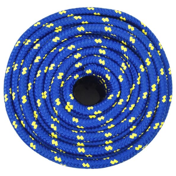 vidaXL Lodné lano modré 14 mm 100 m polypropylén – Obrázok 3