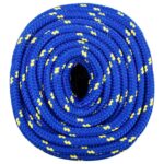 vidaXL Lodné lano modré 18 mm 100 m polypropylén – Obrázok 3