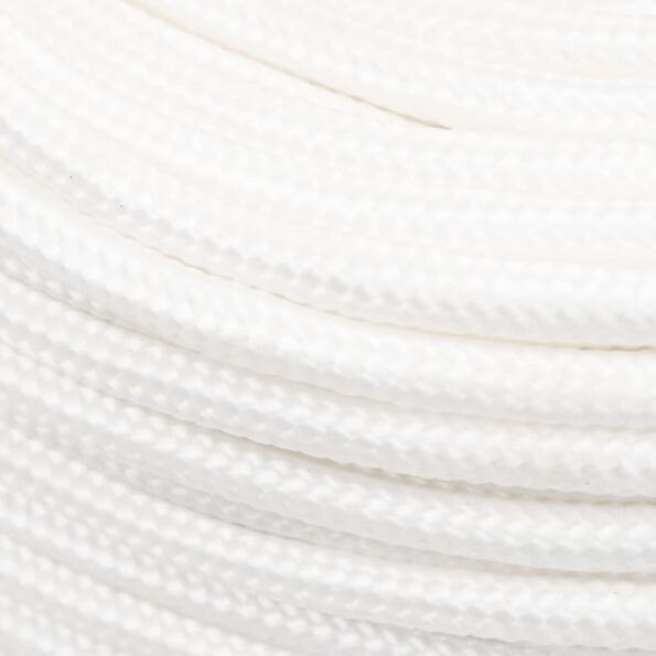 vidaXL Lodné lano biele 6 mm 25 m polypropylén – Obrázok 4