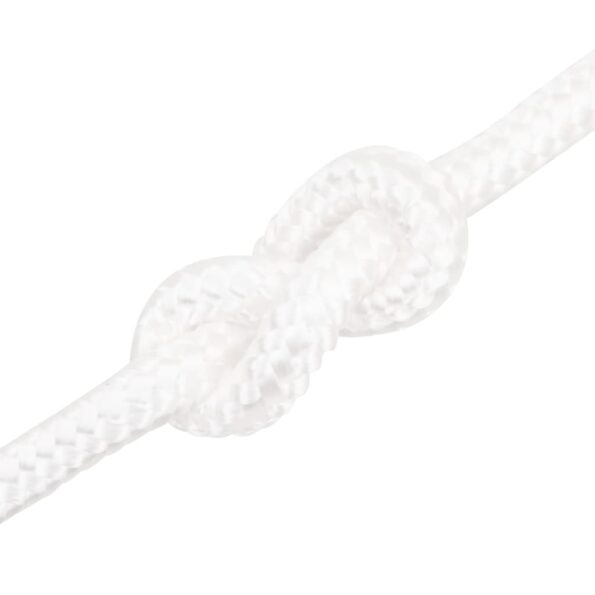 vidaXL Lodné lano biele 16 mm 250 m polypropylén – Obrázok 5